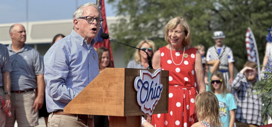 Gov. Mike DeWine at the Ohio State Fair in July 2024.